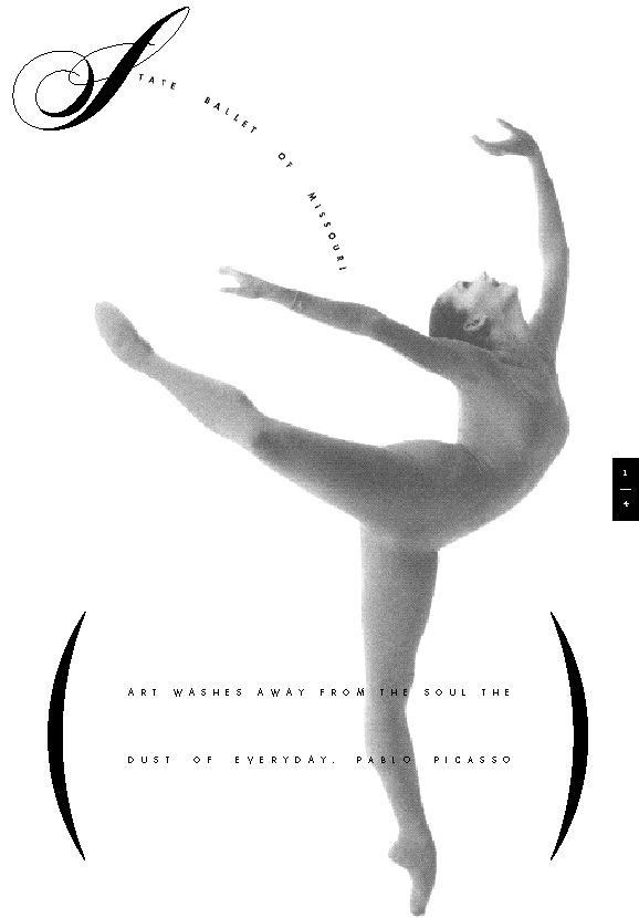 1st Poster - State Ballet of Missouri